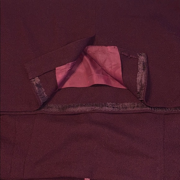 EUC Jones New York Maroon Dress Skirt - Picture 3 of 5